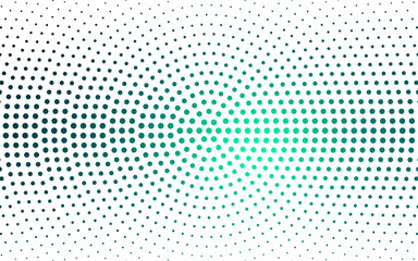 Light Green vector template with circles.