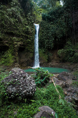 waterfall nature tourism in purworejo district, Central Java