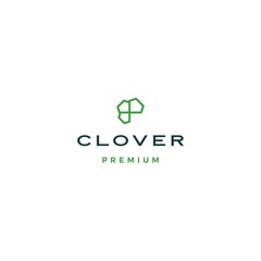 clover leaf logo vector icon illustration