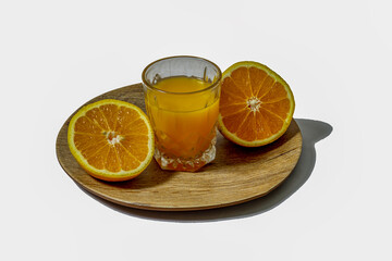 orange juice and lemon