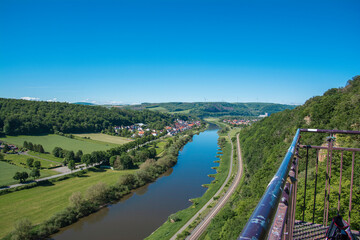 Der Weserskywalk bei Bad Karlshafen
