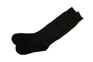 soccer socks isolated on white background