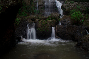 waterfall nature tourism in purworejo district, Central Java