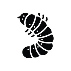 Black solid icon for grub