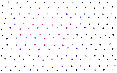 Dark Pink, Blue vector  abstract polygonal pattern.