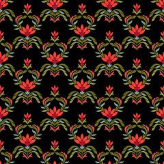 Fototapeta premium seamless floral pattern
