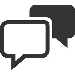 Fototapeta premium speech bubble chat icon