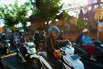 Moped Transportation in Bali - Indonesia © Adwo