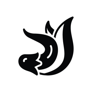 Black solid  icon for palash