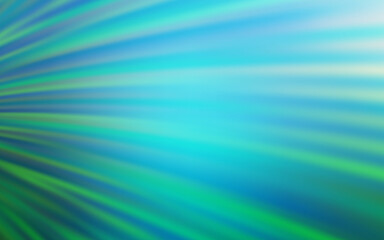 Fototapeta premium Light Blue, Green vector backdrop with wry lines.