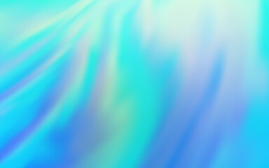 Obraz premium Light Blue, Green vector blurred shine abstract texture.