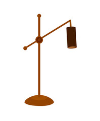 Set of colorful cartoon floor lamps light