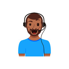 American African men facial expression