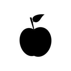 apple icon vector isolated white