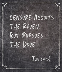 acquits the raven Juvenal