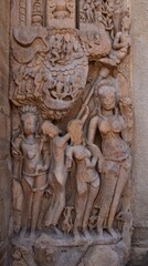 Exterior of Sas Bahu Temple in Gwalior Fort