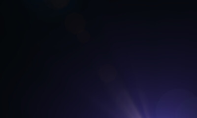 Blank light leak Real Lens Flare over Black Background. Easy to add as Overlay or Screen Filter. 3D Rendering.