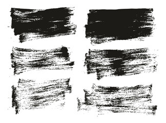 Fototapeta premium Flat Paint Brush Thin Short Background High Detail Abstract Vector Background Set 