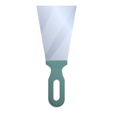 recommend clip art: Builder putty knife icon. Cartoon of builder putty knife vector icon for web design isolated on white background