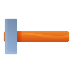 Hammer icon. Cartoon of hammer vector icon for web design isolated on white background