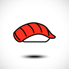 Sushi icon. Vector illustration .eps 10