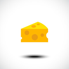 Cheese  icon. Vector illustration