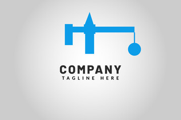 Obraz premium Construction logo modern and simple template for company project