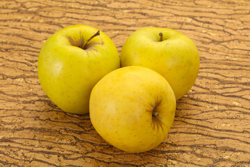 Yellow ripe apples