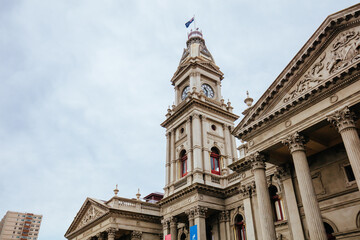 Fototapeta na wymiar Fitzroy Town Hall in Fitzroy Melbourne Australia