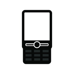 handphone icon vector isolated white