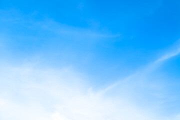 blue sky with beautiful natural white clouds	