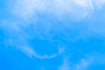 blue sky with beautiful natural white clouds	