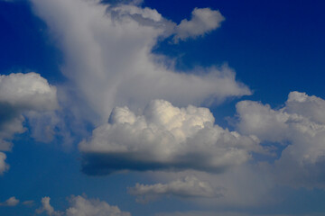 blue sky with clouds