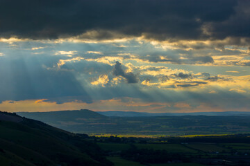 Awesome Cloudscape and Sunset photographed at The Dyke in Sussex, UK. 