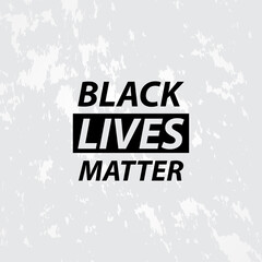 Black Lives Matter Vector Design For Banner Print With Human Hand