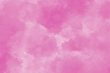 Abstract pink watercolor background texture on white paper background.