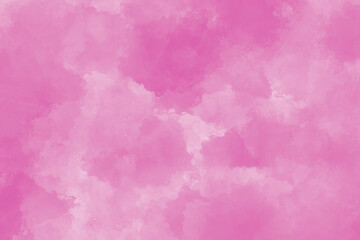 Fototapeta premium Abstract pink watercolor background texture on white paper background.