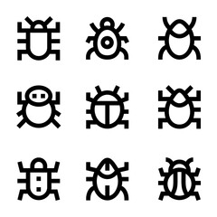 Bug‌ ‌Virus‌ ‌Vector‌ ‌Icons‌ ‌2
