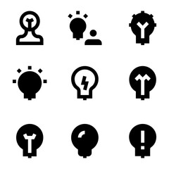 Bulb, Idea Vector Icons 1