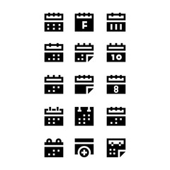 Calendar Vector Icons 1