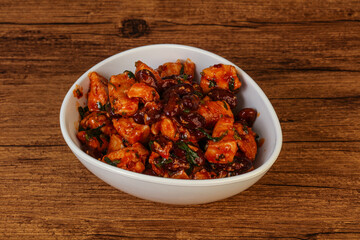 Roasted Chicken breast with bean