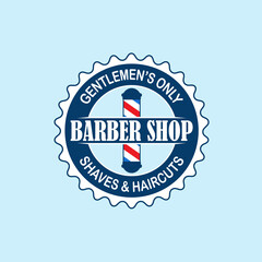 Barbershop banner, label, logo