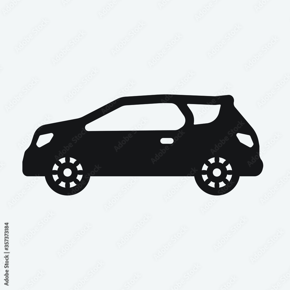 Wall mural Car vector icon illustration sign for web and designing