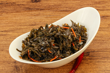 Seaweed cabbage with carrot and sesame