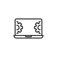 Device Setting Icon Vector Illustration Logo Template 