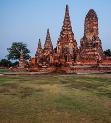 Wat Chaiwatthanaram temple in Ayutthaya Historical Park, Thailand