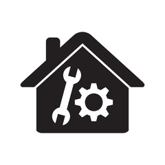 home improvement icon, real estate icon vector