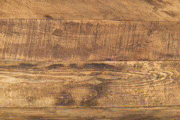 Brown wooden plank surface for background