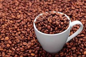 cup of coffee beans