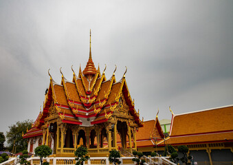 Fototapeta premium Maha But Temple, (Mahabut Temple) Mae Nak Shrine, Bangkok, Thailand